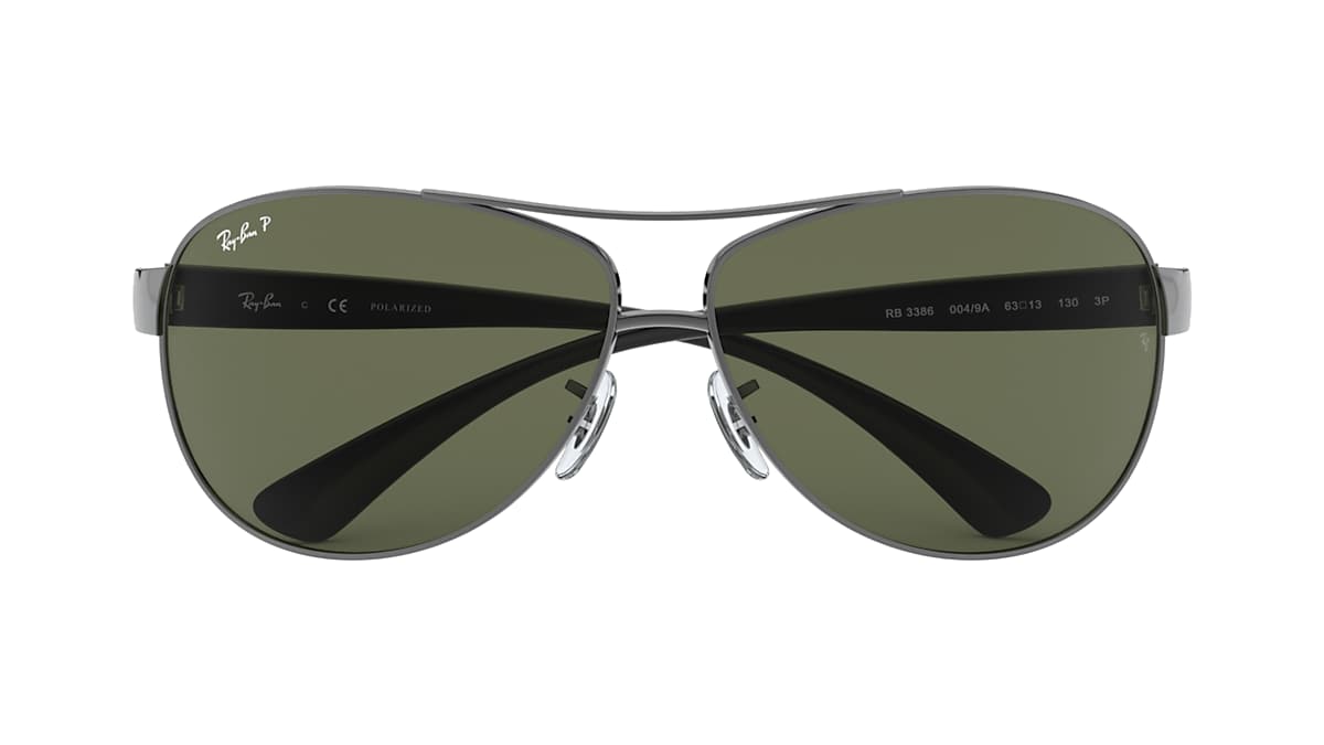 RB3386 Sunglasses in Gunmetal and Green - RB3386 | Ray-Ban® US