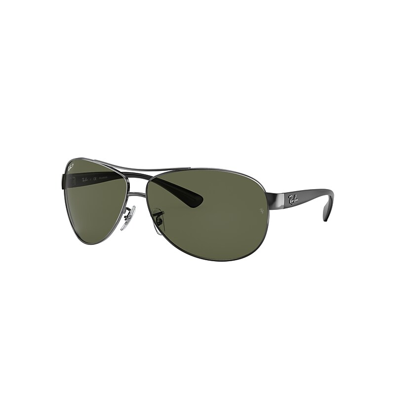 Ray-Ban Rb3386 Sunglasses Black Frame Green Lenses Polarized 63-13