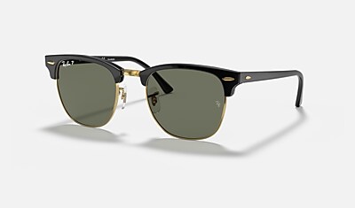 CLUBMASTER CLASSIC Sunglasses in Black and Green - RB3016 | Ray