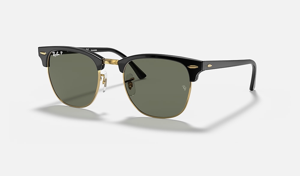 CLUBMASTER CLASSIC Sunglasses in Black and Green RB3016 | Ray-Ban®