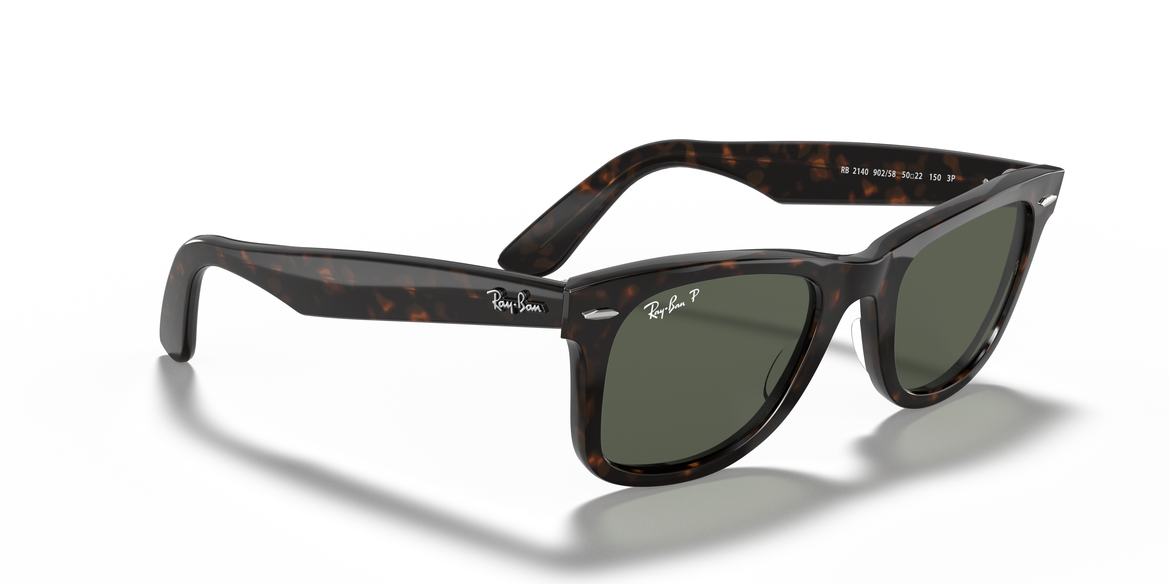 Original Wayfarer Classic Sunglasses in Tortoise and Green RB2140  Ray-Ban® GB
