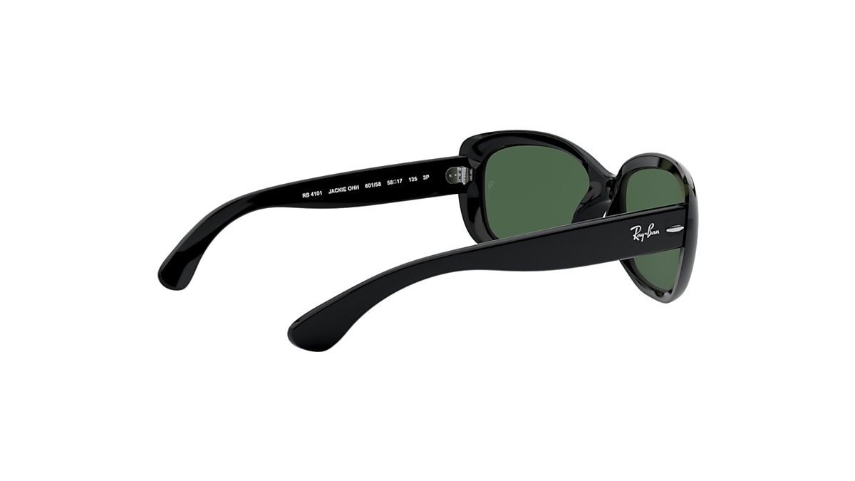 JACKIE OHH Sunglasses in Black and G-15 Green - RB4101 | Ray