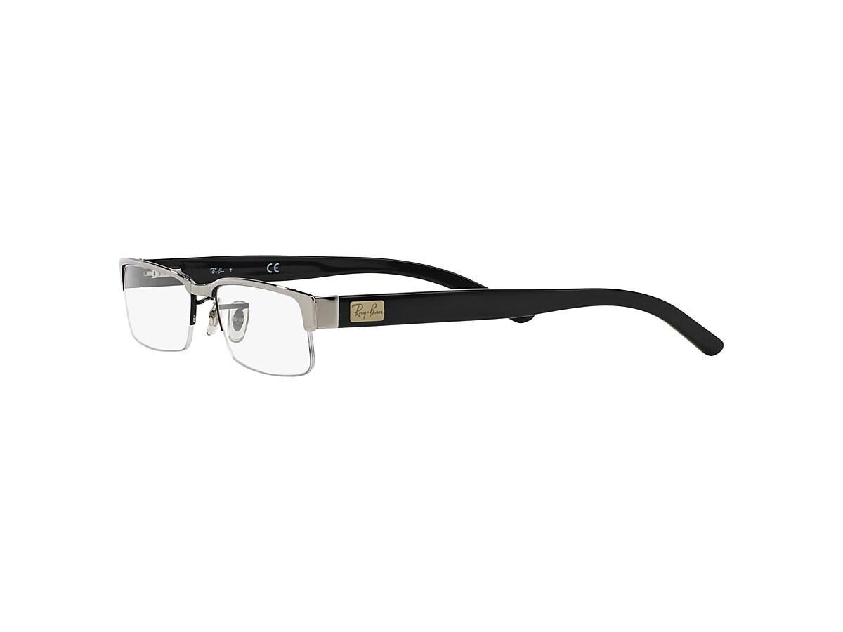 RB6182 Eyeglasses with Silver On Black Frame - RB6182 | Ray-Ban® EU