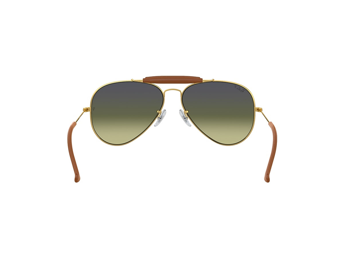 Optimisme Sæt tabellen op Høflig AVIATOR CRAFT Sunglasses in Gold and Green - RB3422Q | Ray-Ban® US