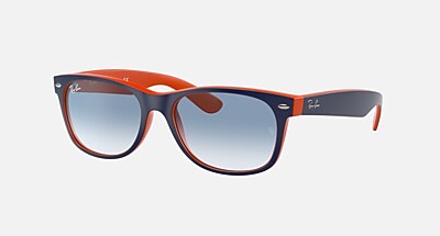 Ray-Ban RB 2132 NEW WAYFARER サングラス NEW WAYFARER CLASSIC Sunglasses in Black and G-15 Green