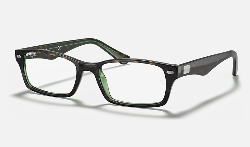 RB5206 OPTICS Eyeglasses with Havana On Green Frame - RB5206 | Ray