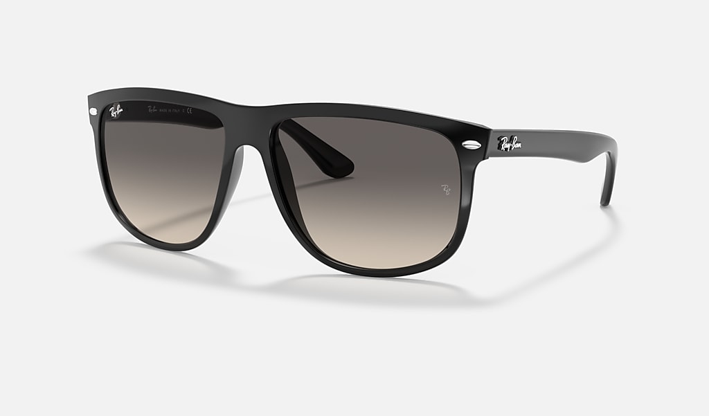 Lief Componist Trouwens Boyfriend Sunglasses in Black and Grey | Ray-Ban®