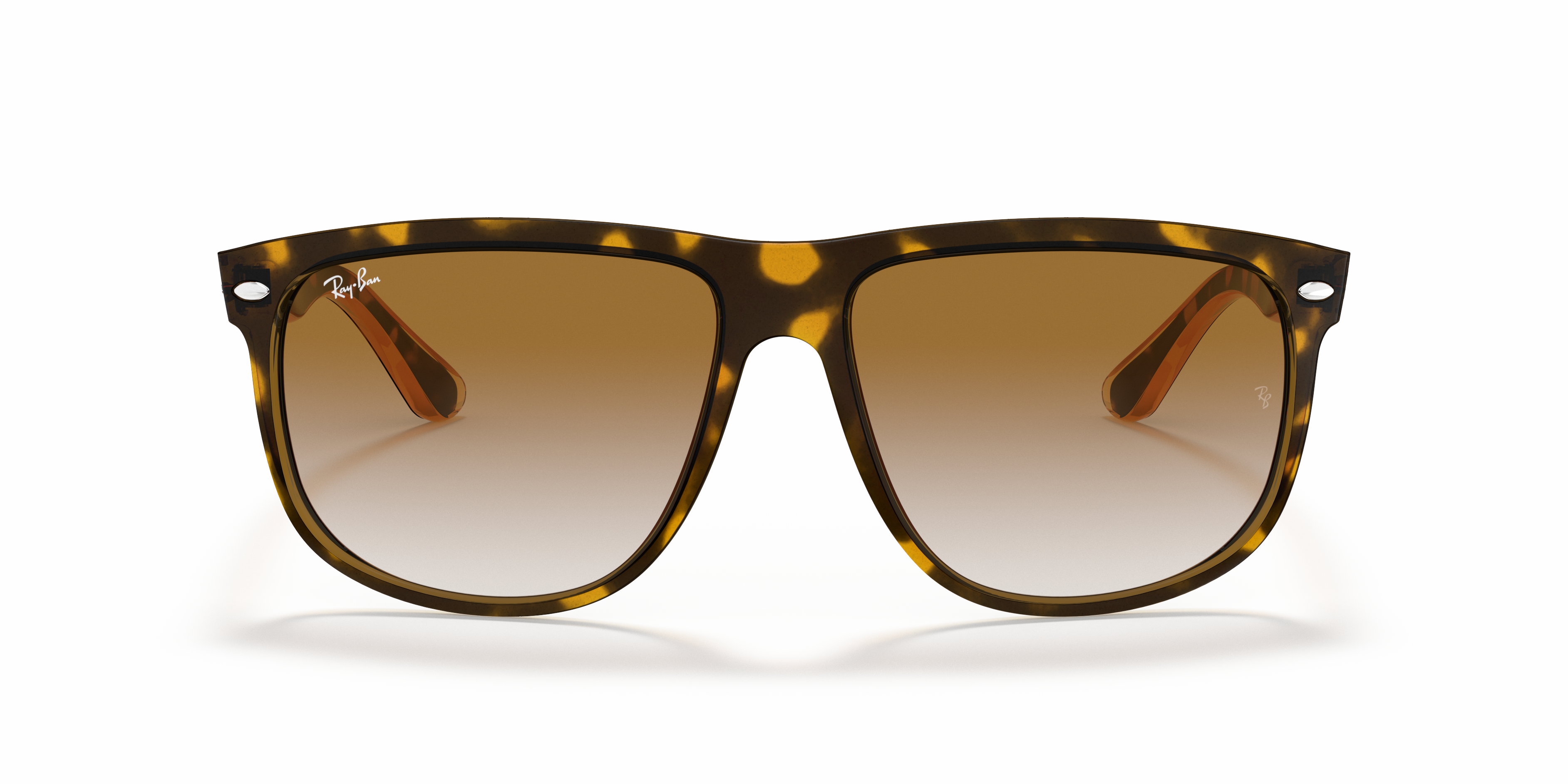 Boyfriend Sunglasses in Tortoise and Light Brown | Ray-Ban®