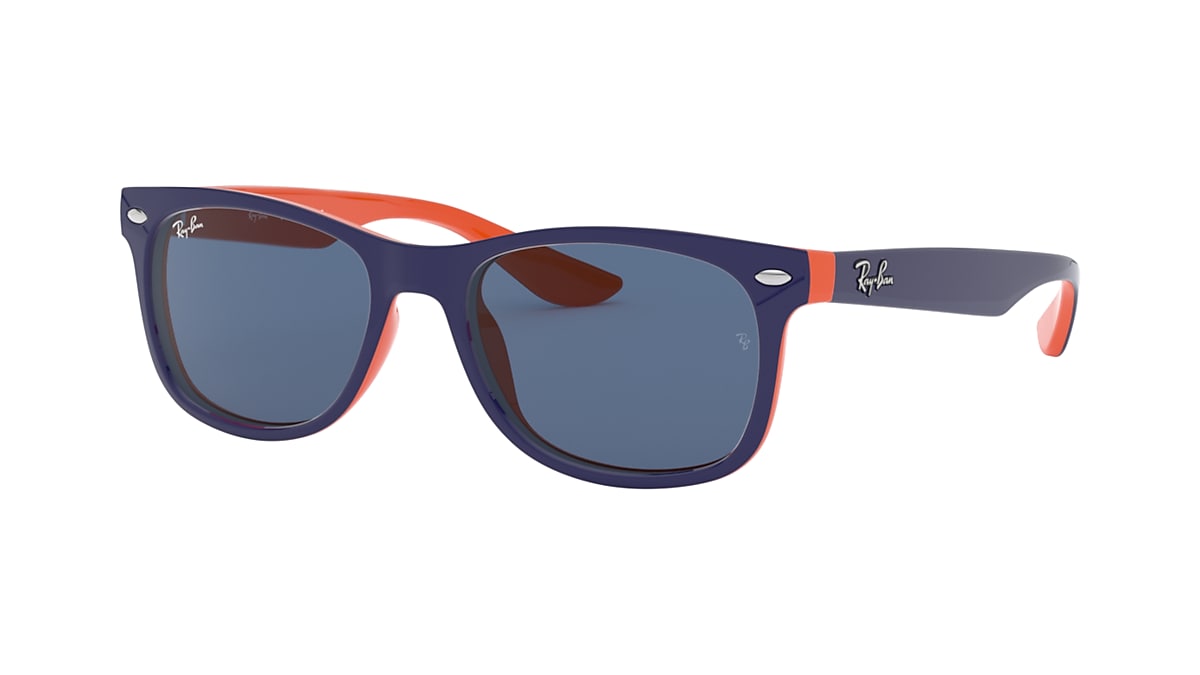 NEW WAYFARER KIDS Sunglasses in Blue On Orange and Blue 