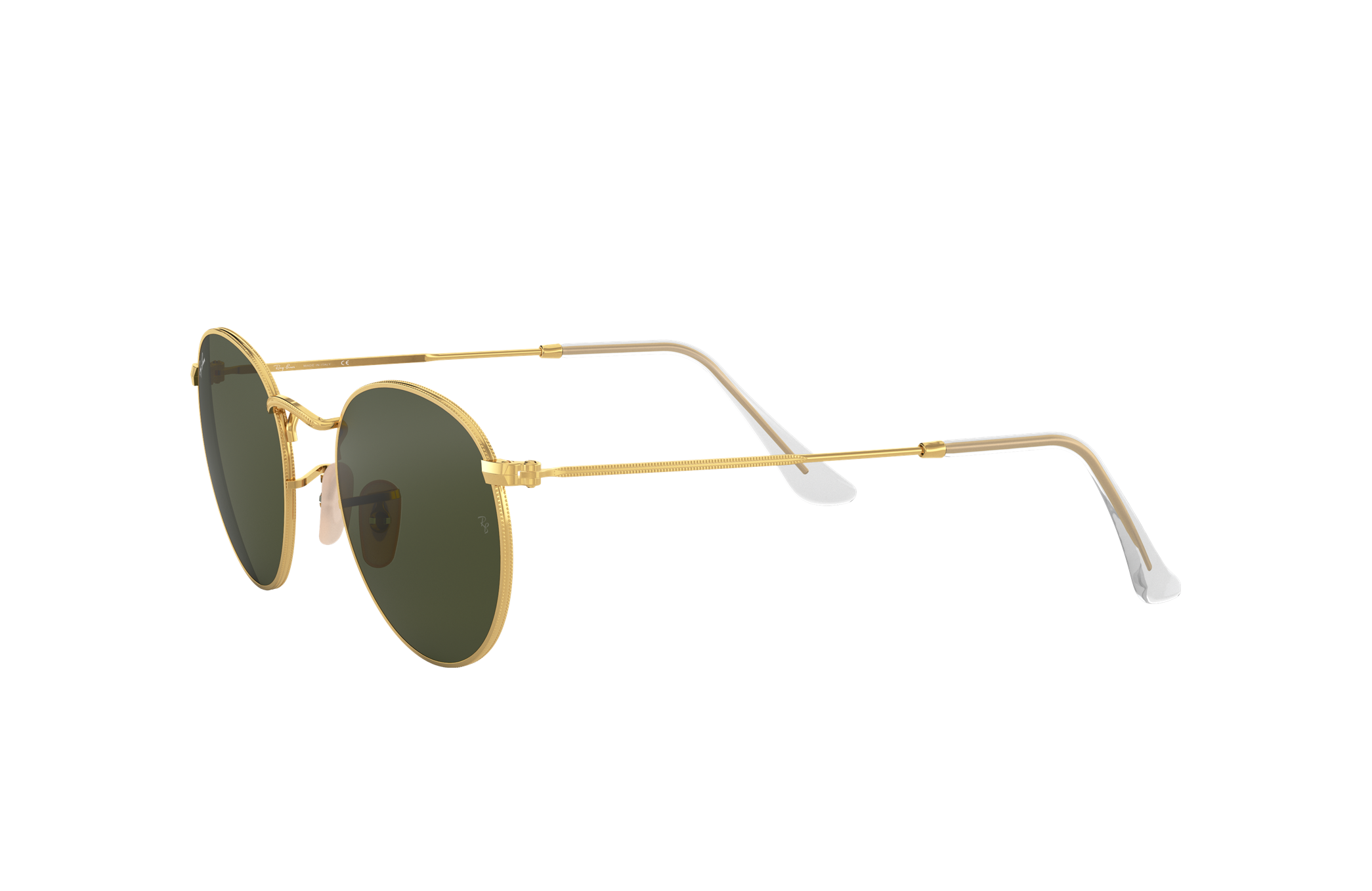 Ray-Ban Round Metal Legend Gold Blue Unisex Sunglasses RB3447 9196R5 50  8056597365123 - Sunglasses, Round - Jomashop