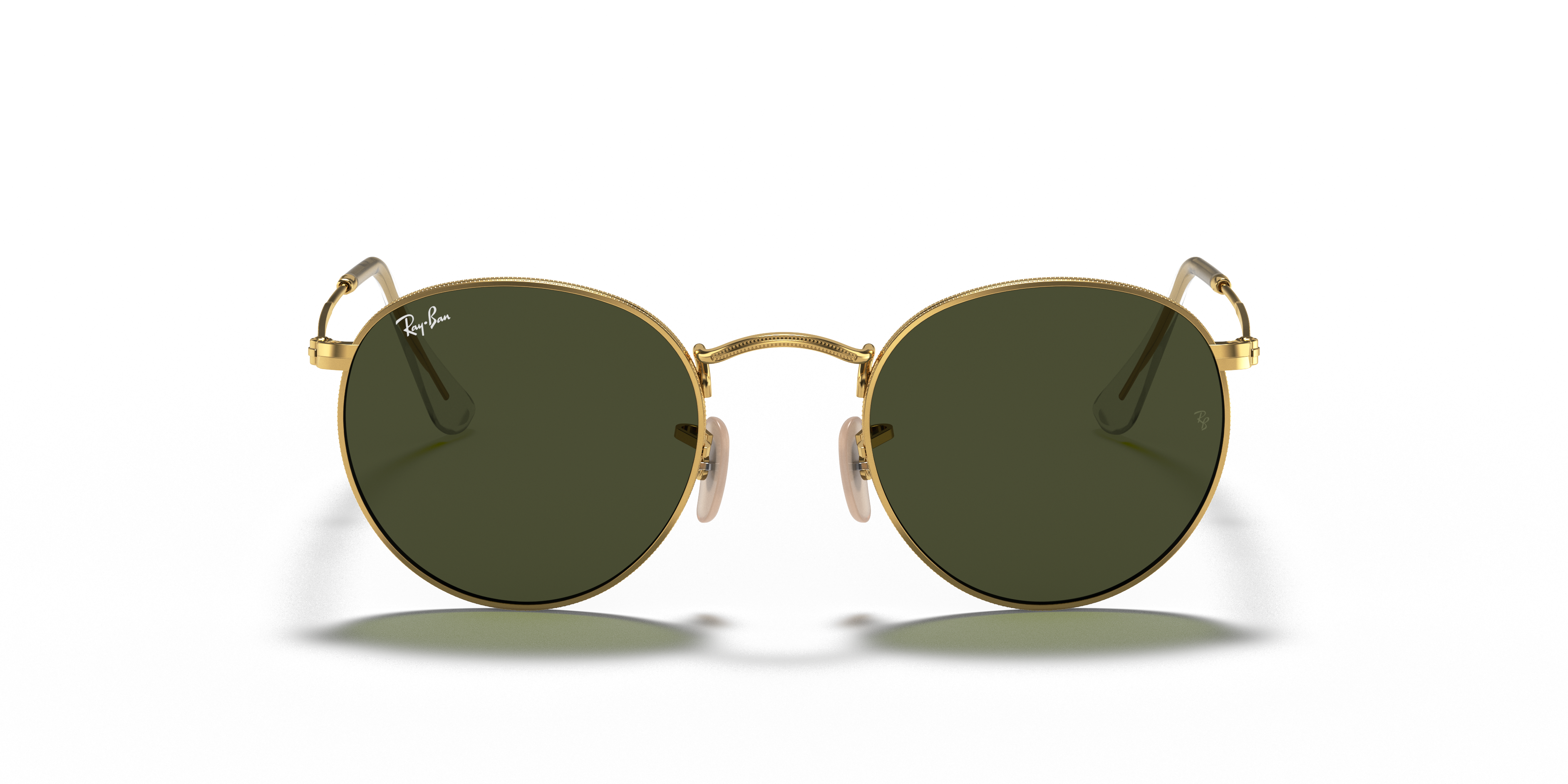 ray ban icons 50mm round metal sunglasses
