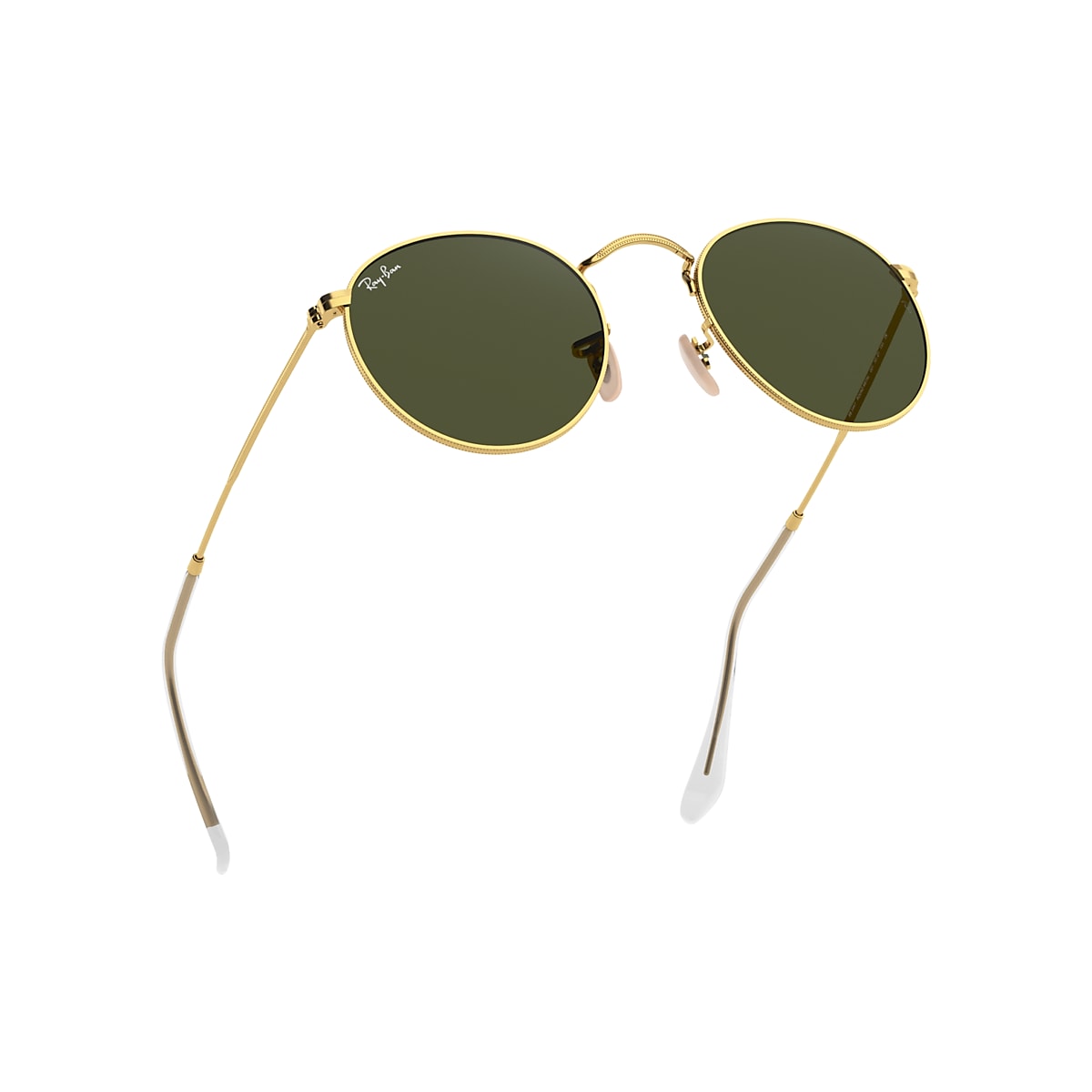 versieren tafel leerboek Round Metal Sunglasses in Gold and Green | Ray-Ban®