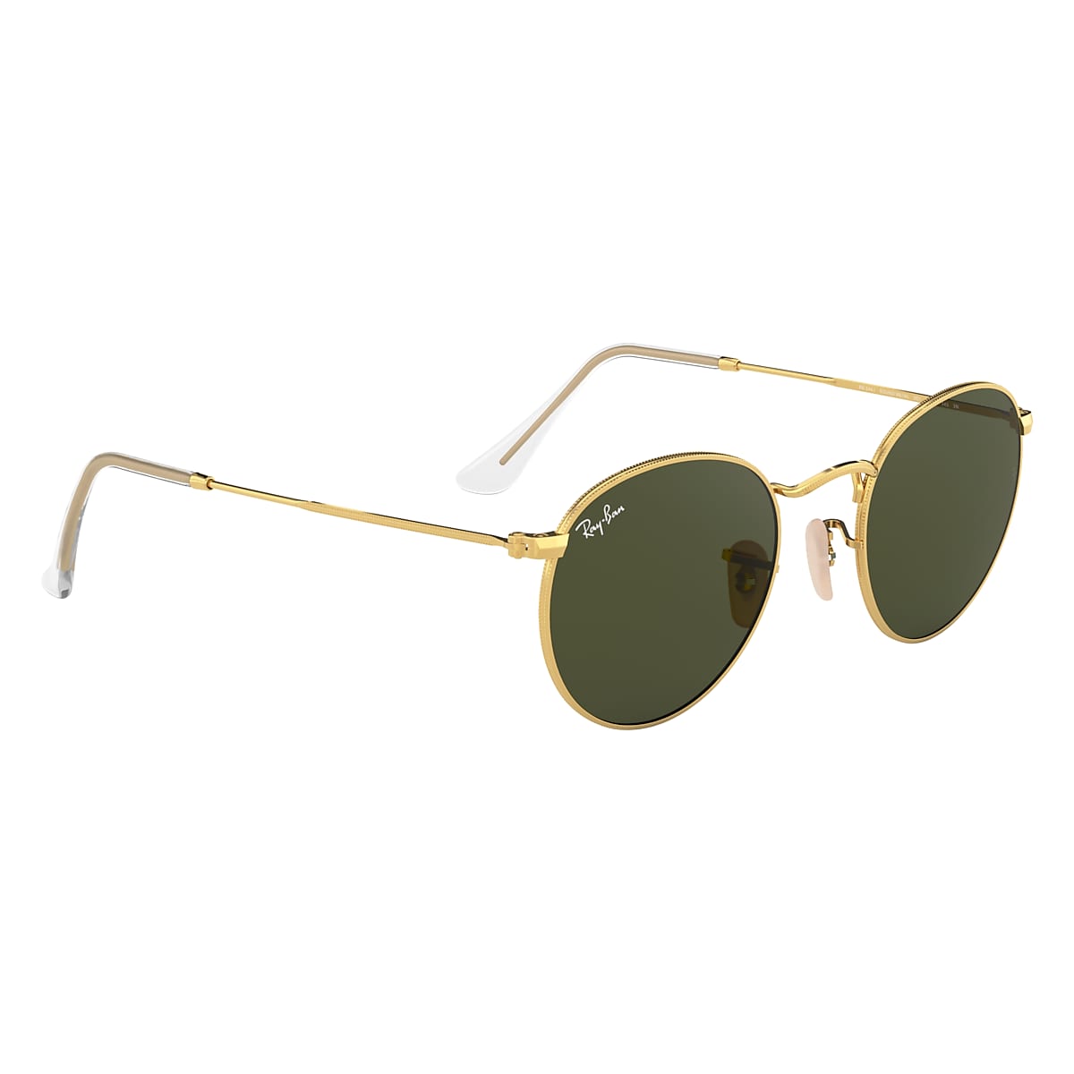 ROUND METAL Sunglasses in Gold and Green RB3447 Ray Ban US