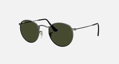 ROUND METAL Sunglasses in Arista Gold and G 15 Green RB3447 Ray Ban