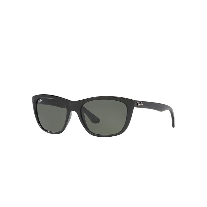 Ray-Ban Rb4154 Sunglasses Black Frame Green Lenses 57-18