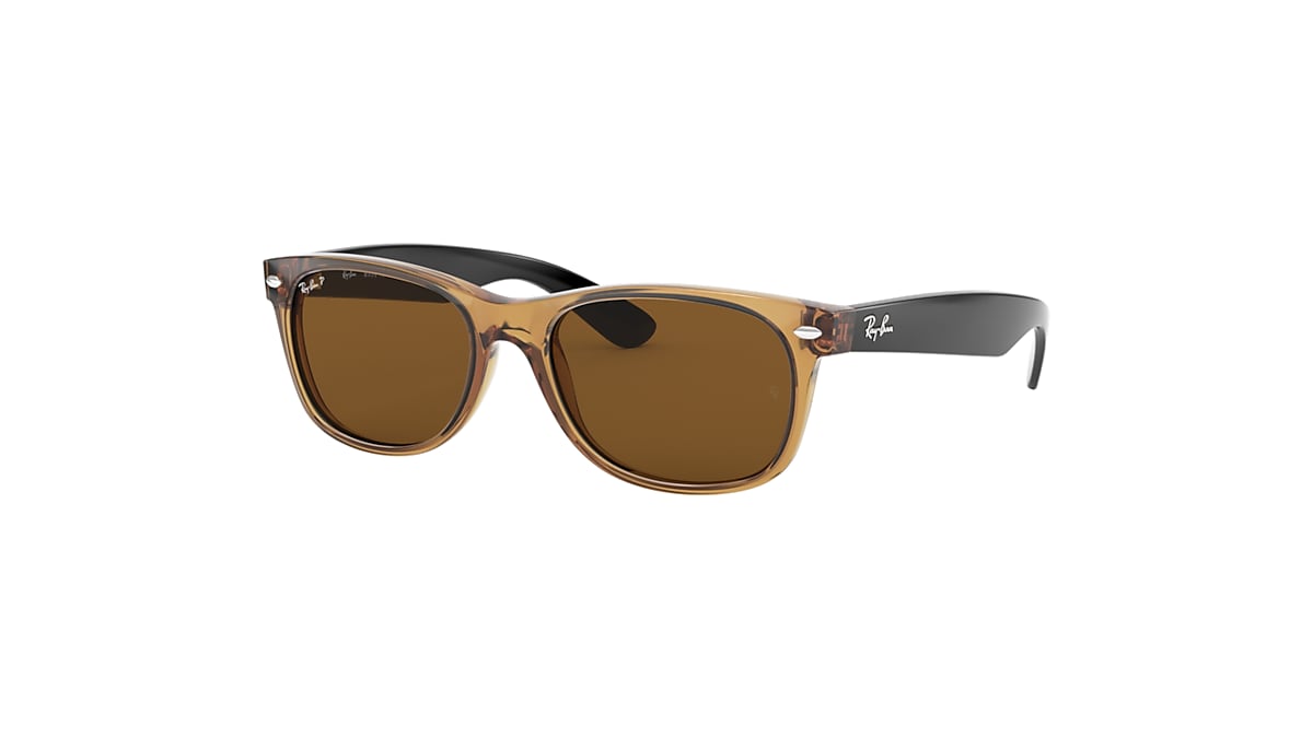 NEW WAYFARER BICOLOR Sunglasses in Honey and Brown - RB2132 | Ray 