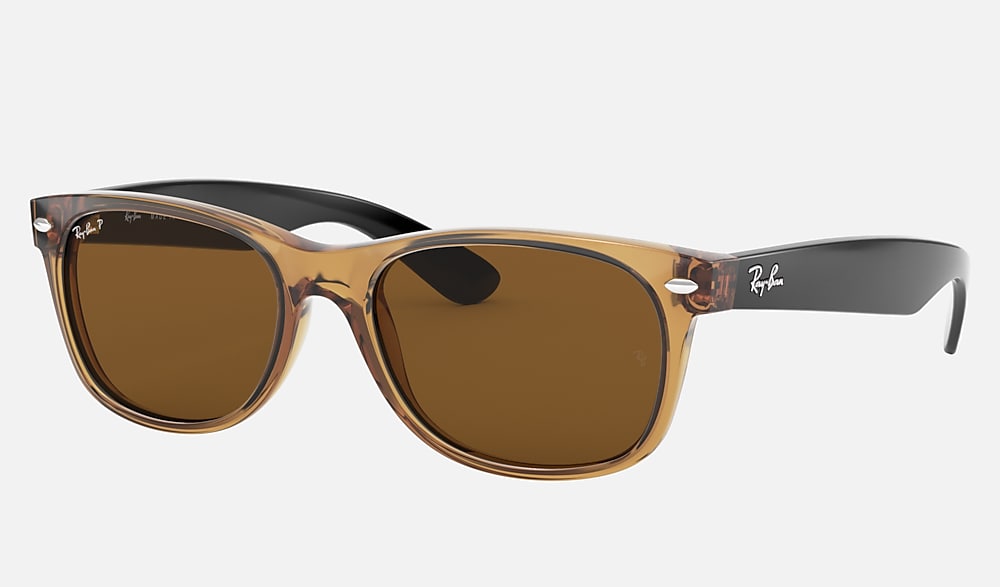 Brown wayfarer sunglasses hotsell