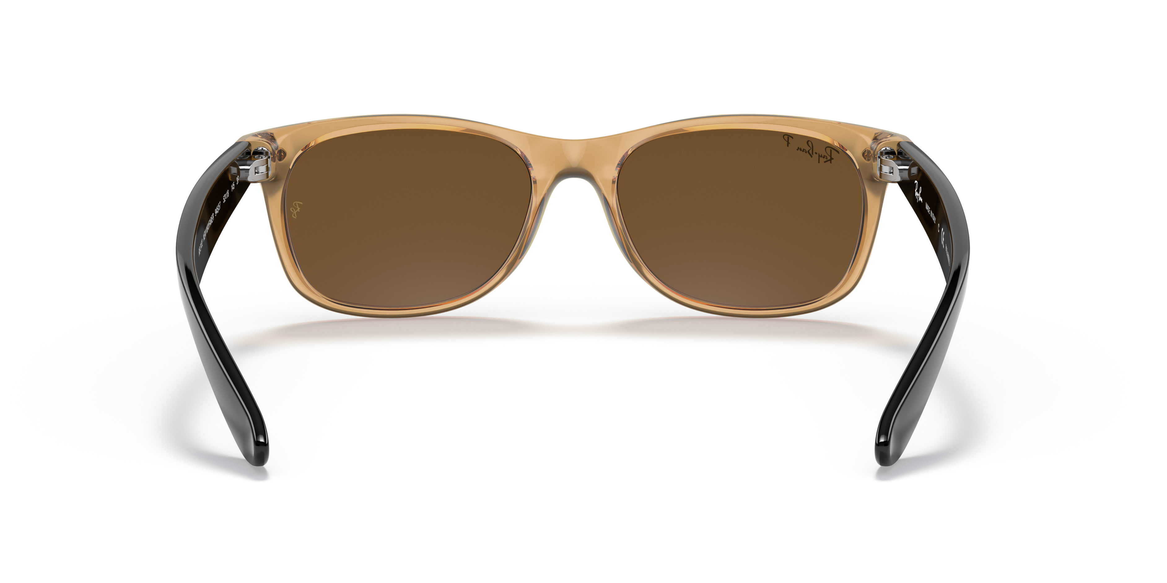 New Wayfarer Bicolor Sunglasses in Honey and Brown | Ray-Ban®