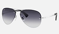 ray-ban 银色 灰色 渐变