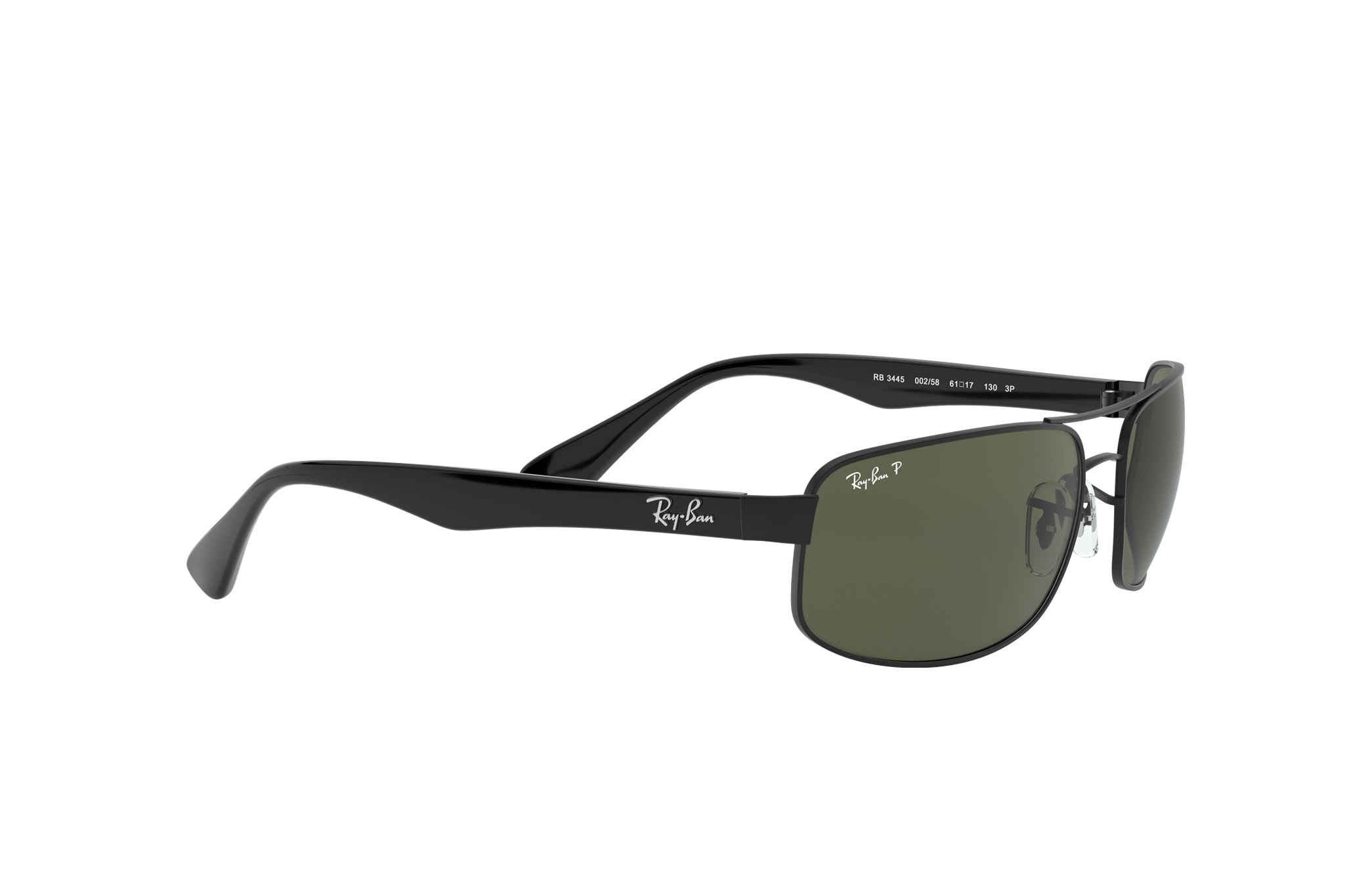 Accessoires Zonnebrillen & Eyewear Brillen Ray-Ban Zonnebril Frame Alleen RB 3445 004 Gunmetal/Mat Zwart Pilot 61 mm 