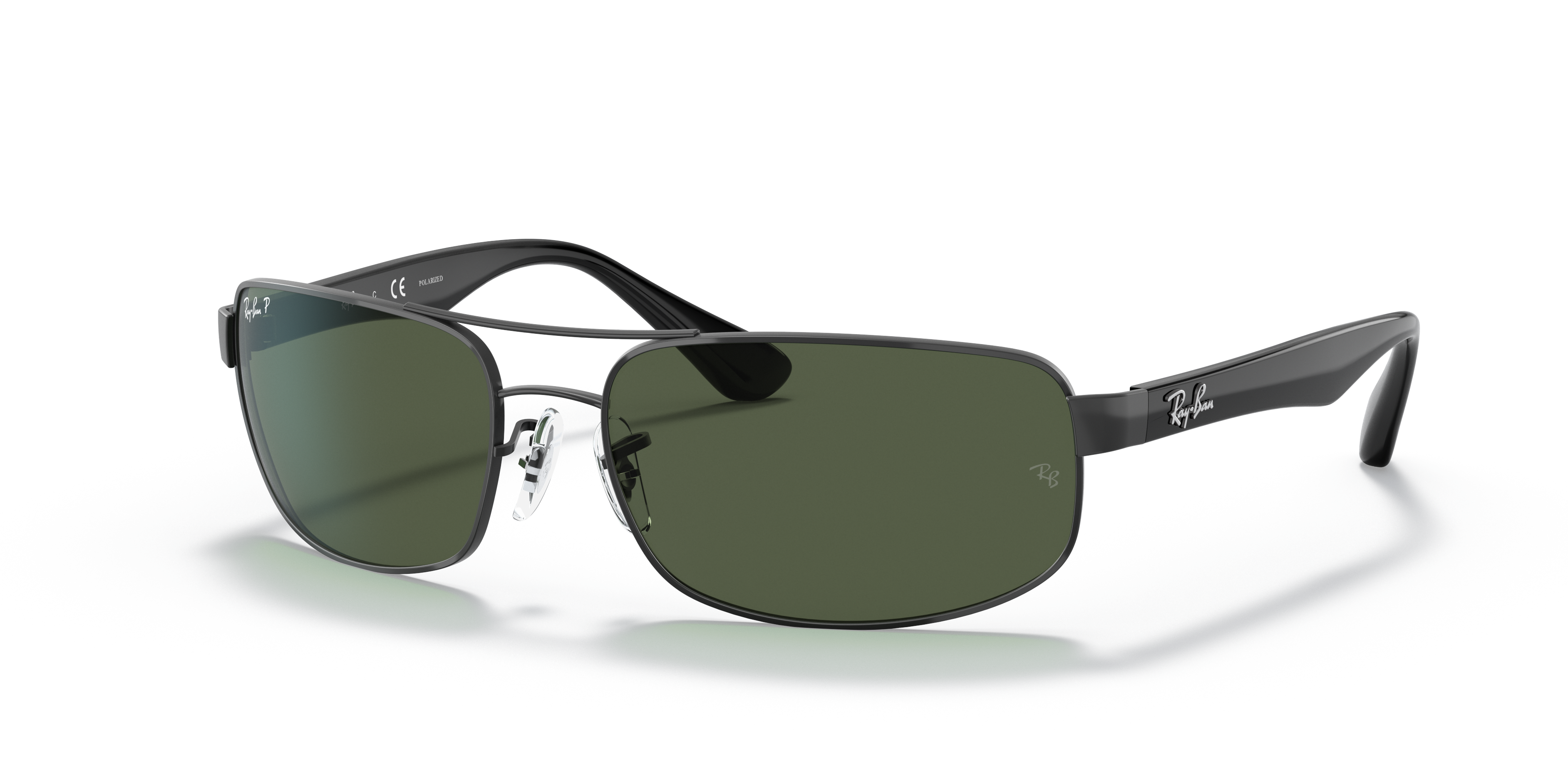 black oval ray bans