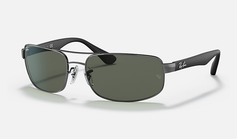 RB3445 Sunglasses in Gunmetal and Green - RB3445 | Ray-Ban® US