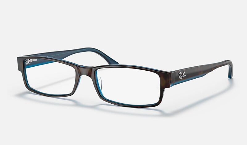 RB5114 OPTICS Eyeglasses with Havana On Blue Frame - RB5114