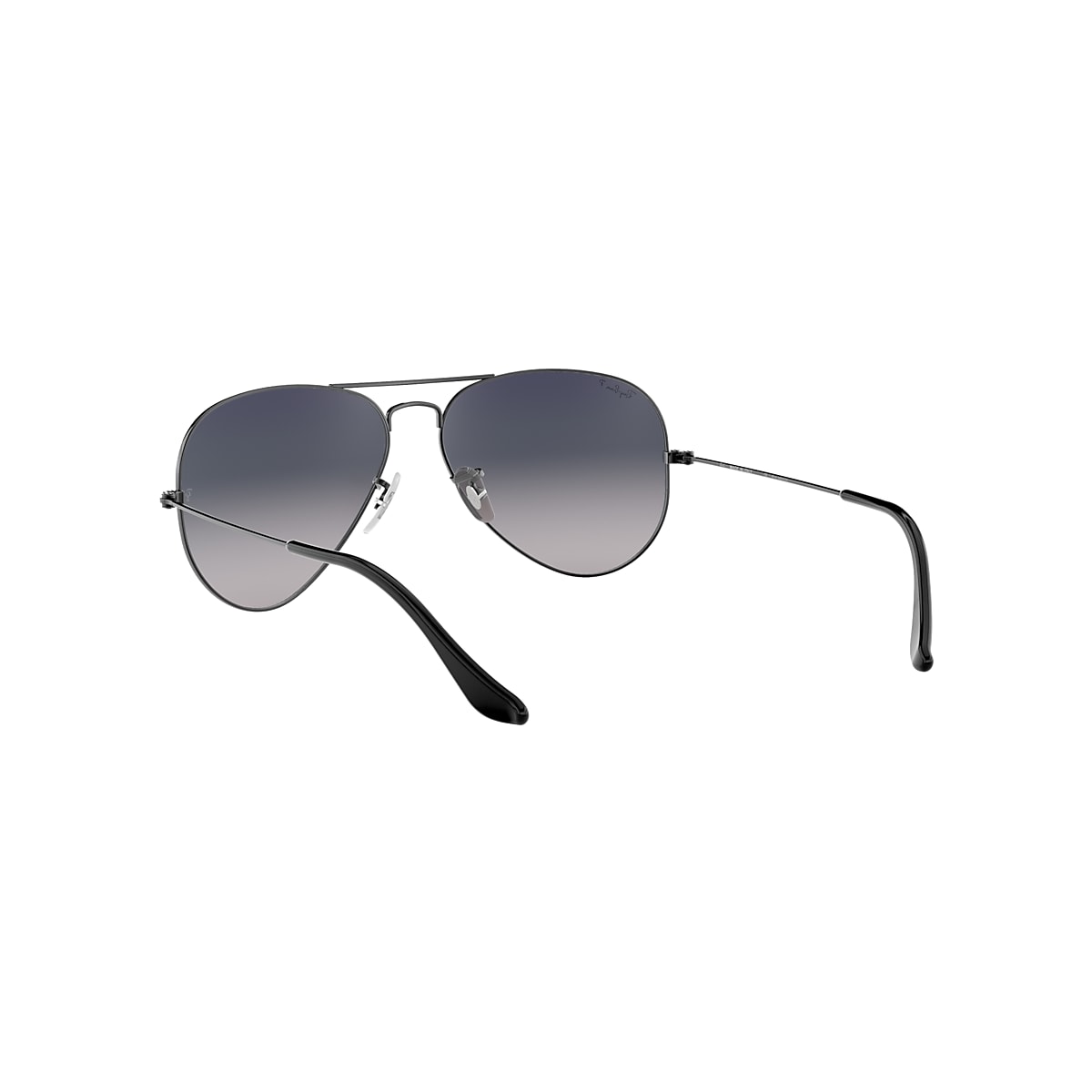Óculos de Sol AVIATOR GRADIENT em Chumbo e Azul/Cinza - RB3025
