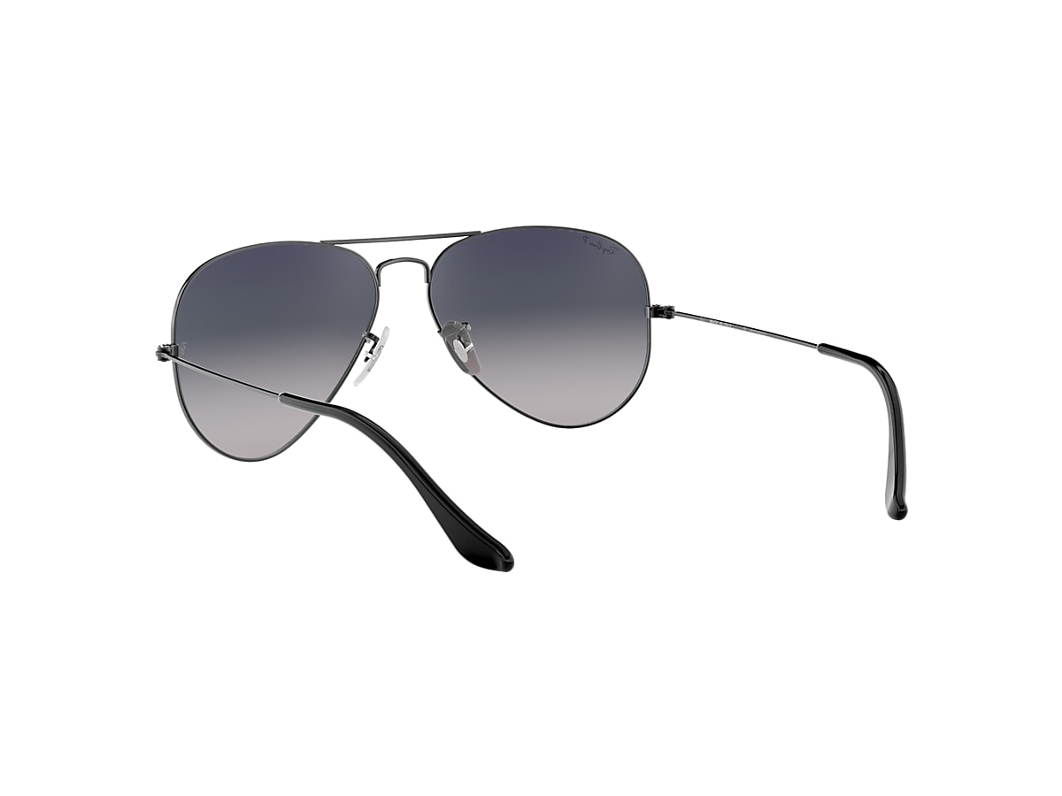 Ray ban blue hot sale gradient gray polarized