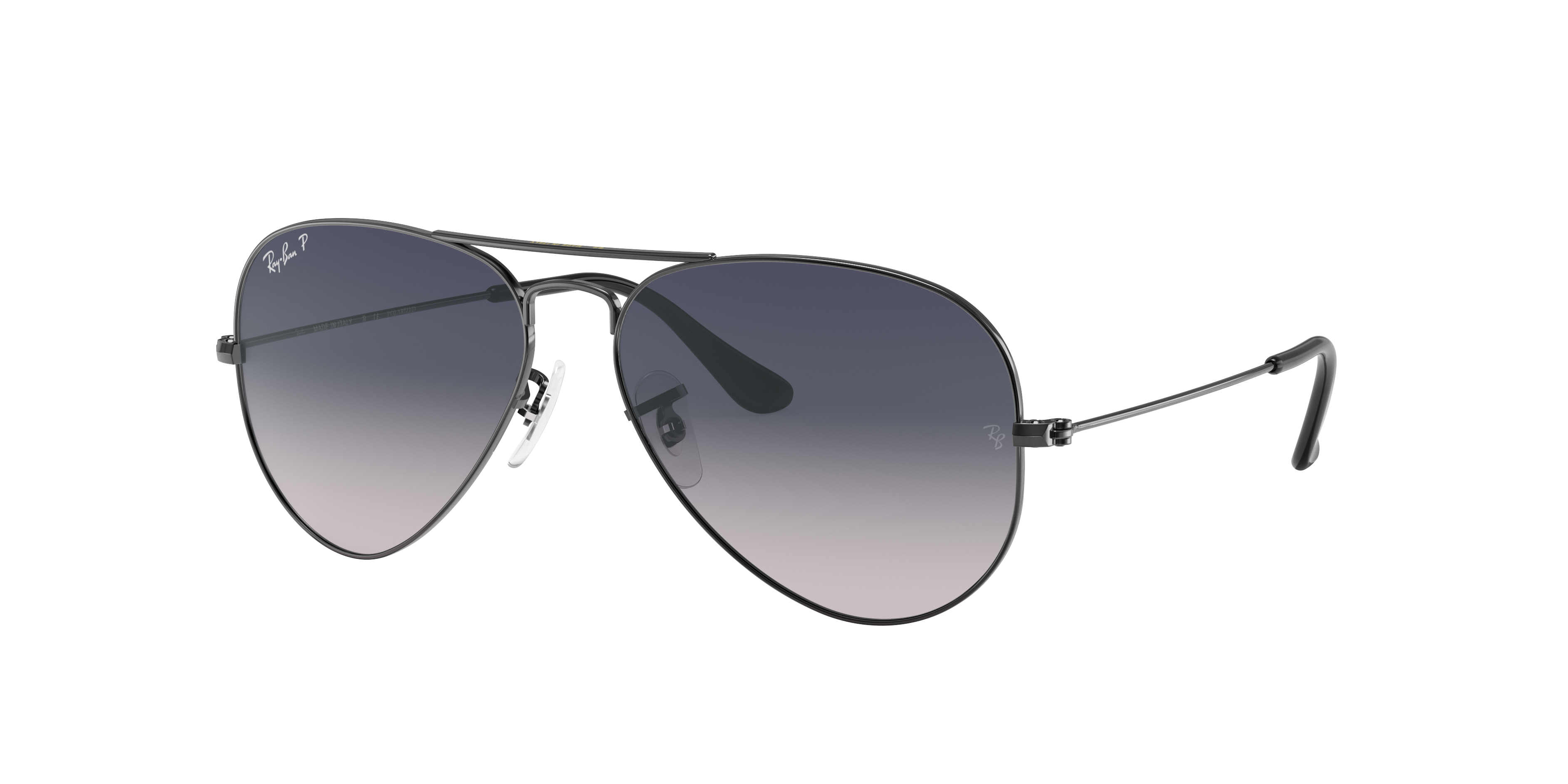 ray ban polarized blue gradient