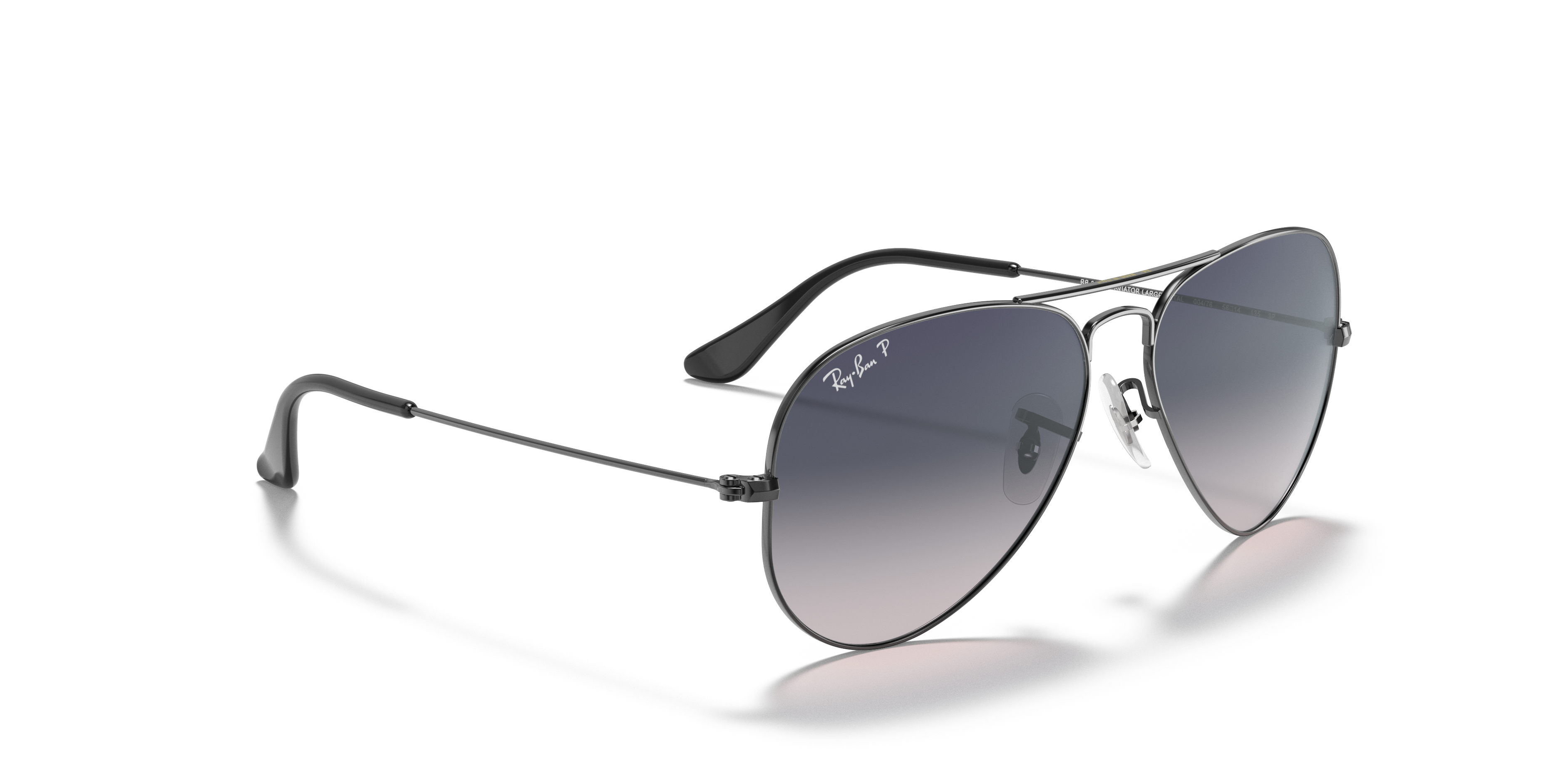 ray ban aviator gradient gunmetal