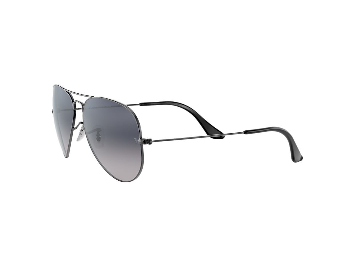 AVIATOR GRADIENT Sunglasses in Gunmetal and Blue/Grey - RB3025