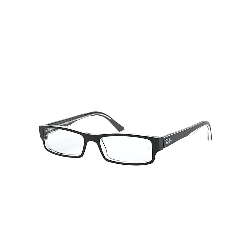 Ray-Ban Rb5246 Optics Eyeglasses Black Frame Clear Lenses 52-16