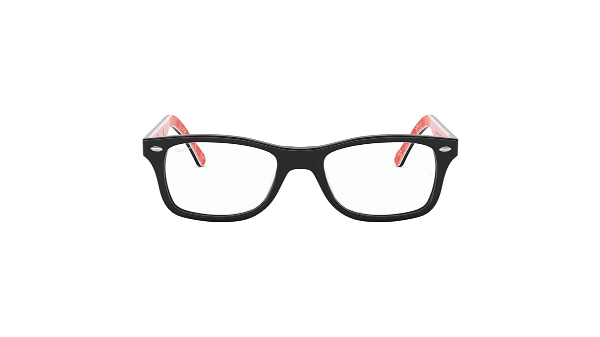 RB5228 OPTICS Eyeglasses with Black On Red Frame - RB5228 | Ray 