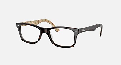 RB5228 OPTICS Eyeglasses with Dark Havana Frame - RB5228 | Ray-Ban®