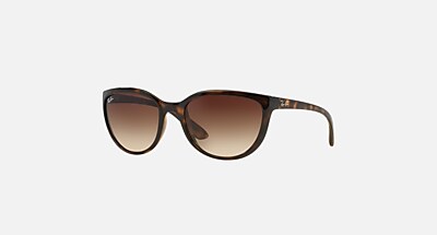 Ray Ban 4167 Emma Polished Black Cat outlet Eye Sunglasses