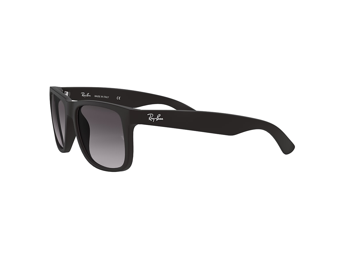 Door Aardbei Aandringen Justin Classic Sunglasses in Black and Dark Grey | Ray-Ban®