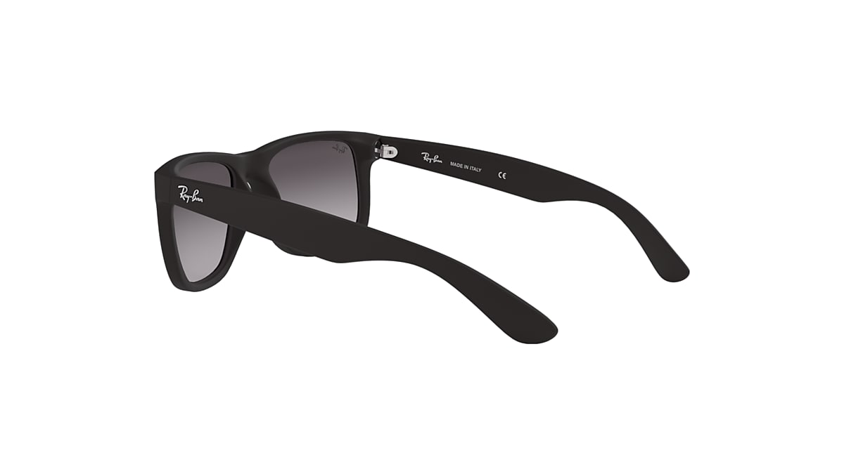 Middelen Geef energie Gehakt Justin Classic Sunglasses in Black and Dark Grey | Ray-Ban®