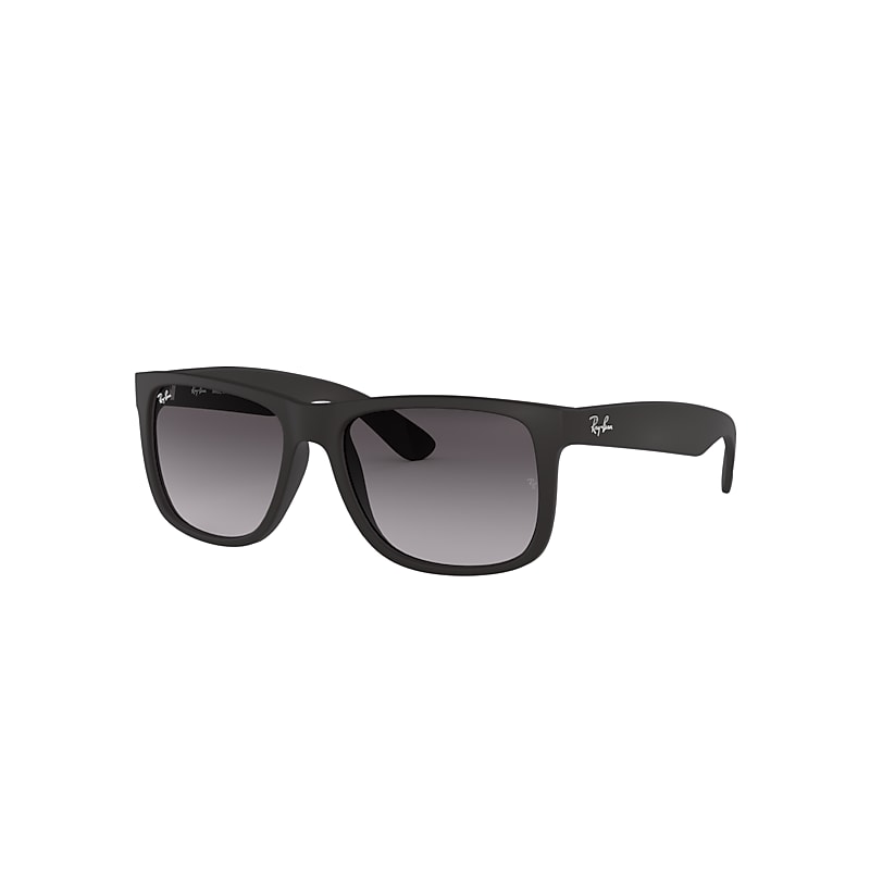 Ray-Ban Justin Classic Sunglasses Black Frame Grey Lenses 54-16