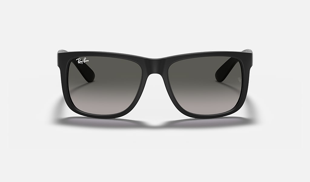 Justin Classic Sunglasses in Black and Grey | Ray-Ban®