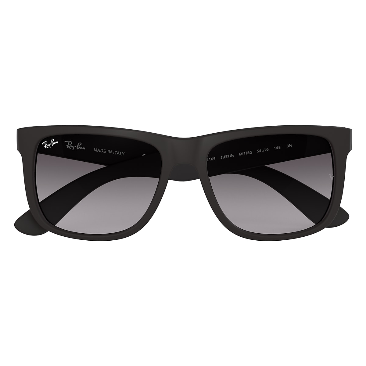 JUSTIN CLASSIC Sunglasses in Black and Dark Grey - RB4165 | Ray 