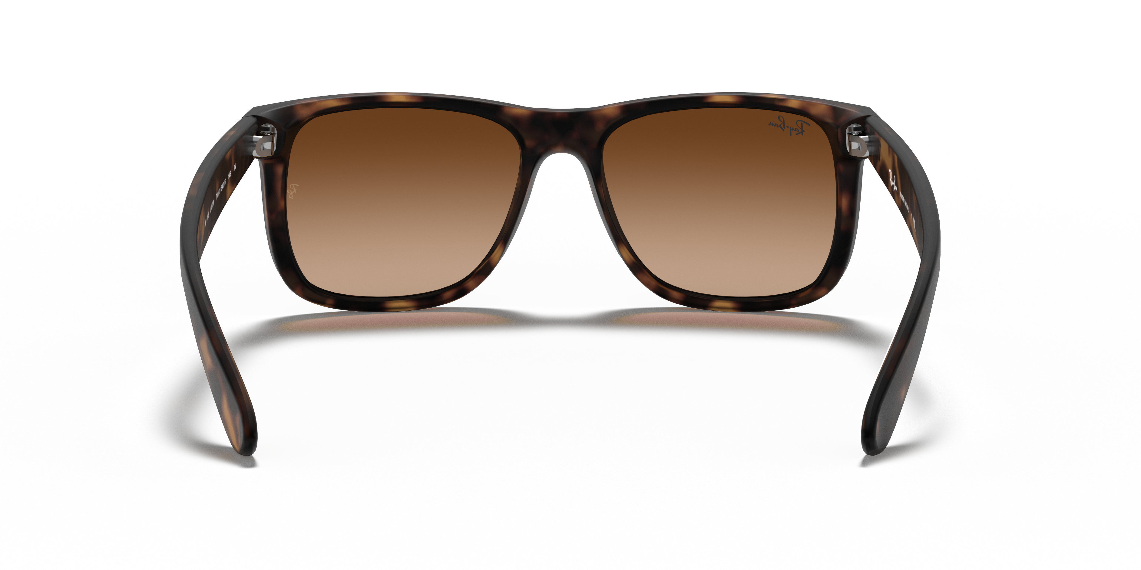 ray ban justin matte tortoise shell