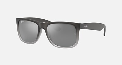JUSTIN CLASSIC Polarized Sunglasses in Rubber Black and Grey