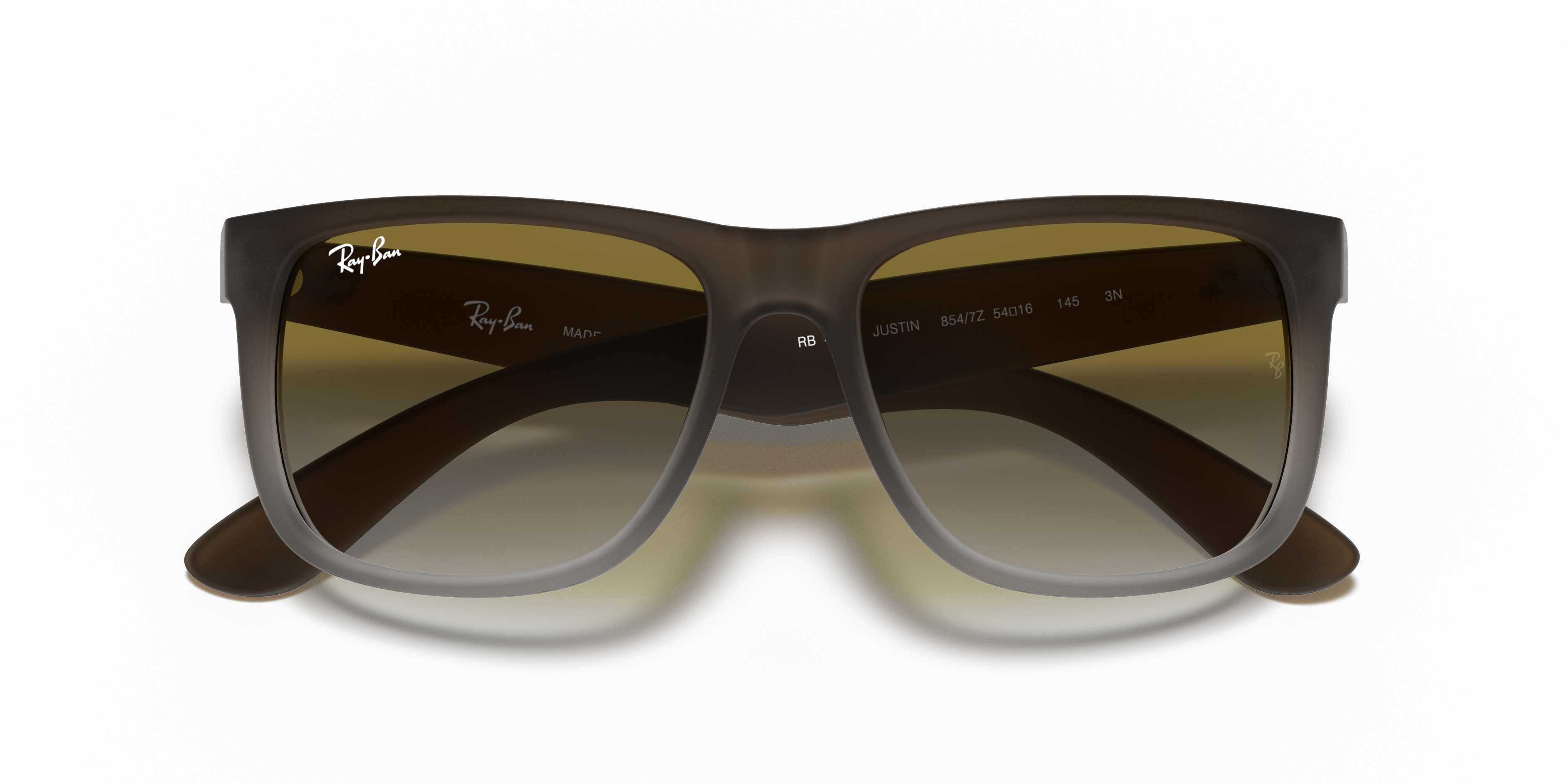 ray ban justin sunglasses brown