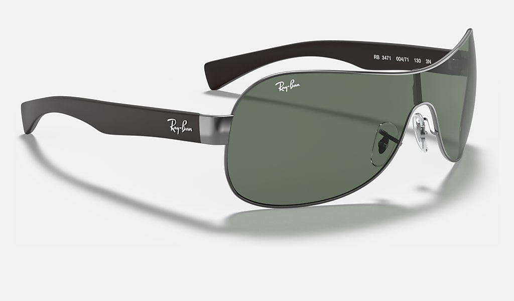 Rb3471 Sunglasses in Gunmetal and Green | Ray-Ban®