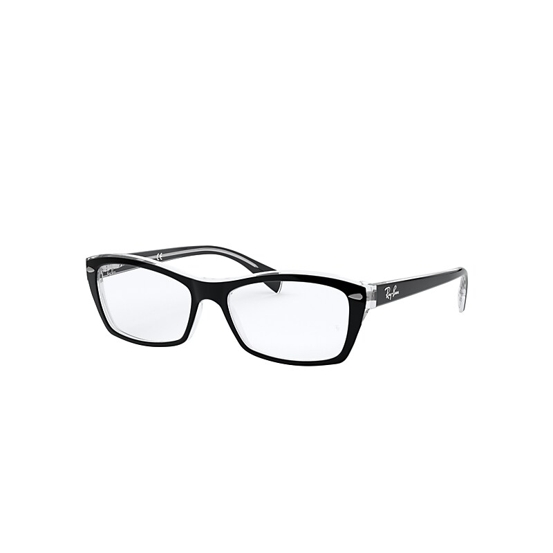 Ray-Ban Rb5255 Eyeglasses Black Frame Clear Lenses 53-16