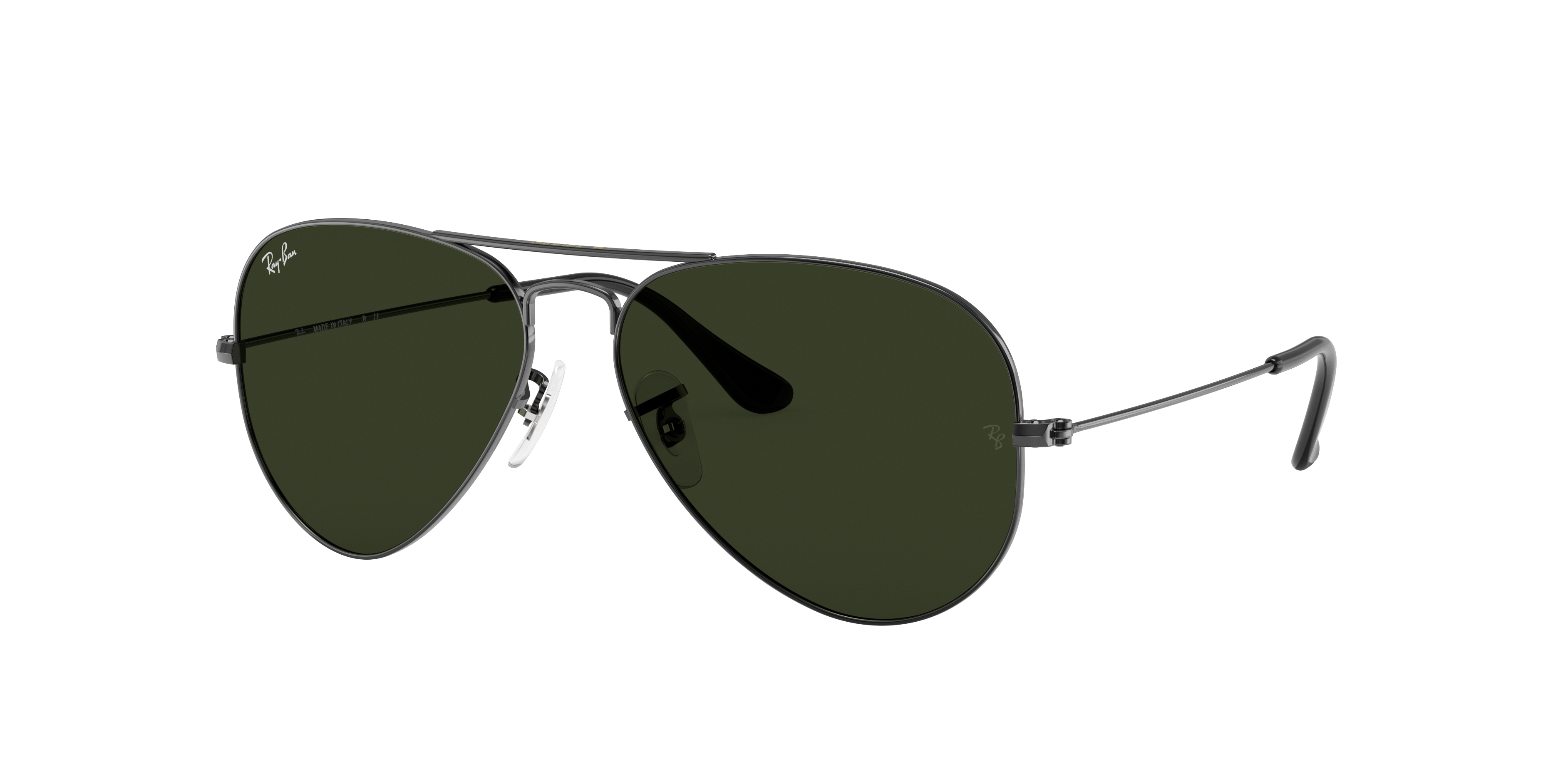 ray ban aviator grey lens