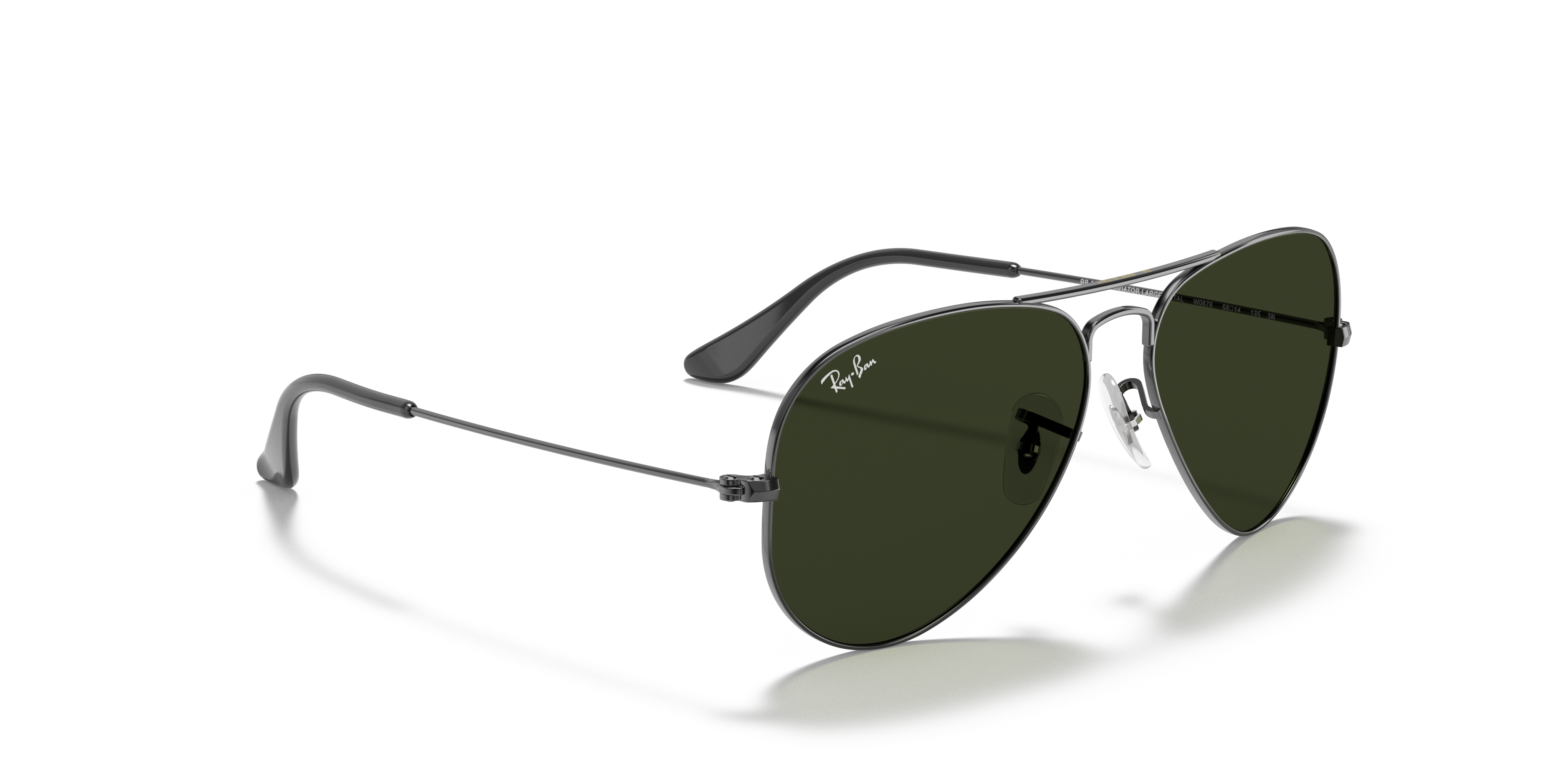 black rubber ray ban