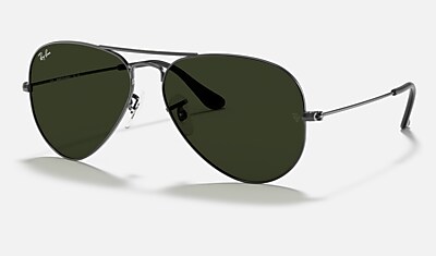AVIATOR in Gunmetal and Green - RB3025 Ray-Ban® US