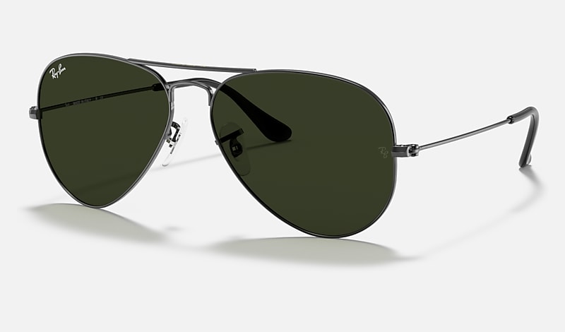 AVIATOR CLASSIC Sunglasses In Gold And Green RB3025, 51% OFF